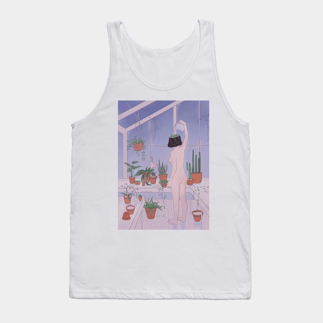 My Own Garden Tank Top by poetryNcolor